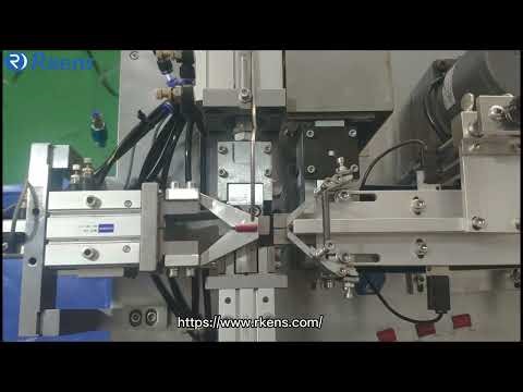 RS-901K Automatic capacitor lead forming machine cut & bend 90 degrees to different direction
