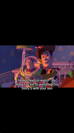 How it feels to watch Toy Story 1 as kid to watching Toy Story 5 with your son #toystory #toystory5