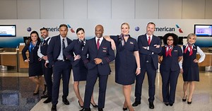 American Airlines employees are wearing new uniforms