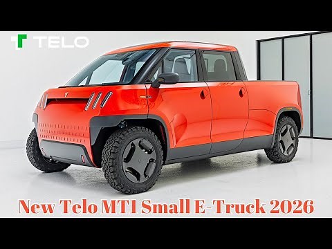 America’s Smallest All-Electric Truck Unveiled | 350 Miles of Range | Telo MT1 Small E-Truck 2026