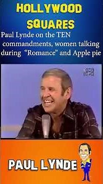 Paul Lynde on the TEN Commandments, Talking during "romance" &eating pie! Hilarious!