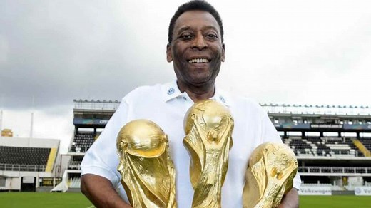 How many goals has Pele scored in his entire football career?