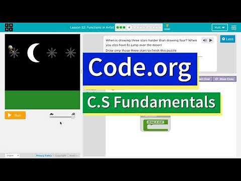 Code.org Express Lesson 22.4 Functions with Artist | Answers Explained | Course E Lesson 11.4