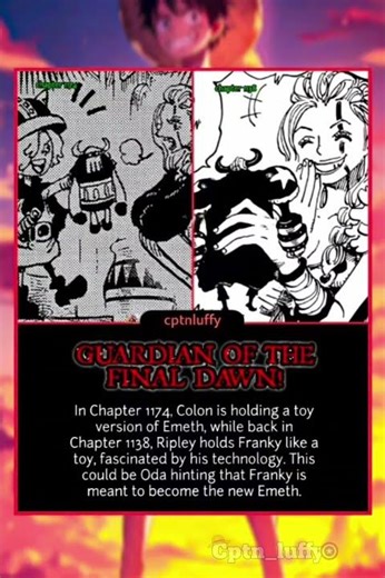 Oda's Hidden Franky Foreshadowing in Chapter 1174 🏴‍☠️