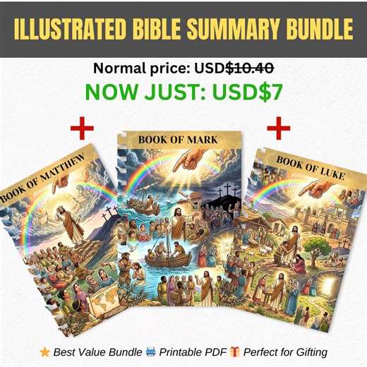 Bible Study Book of Matthew, Mark, and Luke Printable Bible Study Guide PDF, Beginner Bible Study, Simple and Easy Scripture Study PDF - Etsy