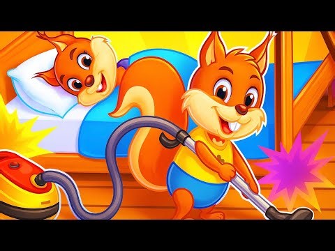 Bridie Squirrel in English - FAKE FEVER 🤧🤒😷 - Cartoon for Kids 4K