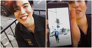 GOT7's Yugyeom Had An Impromptu Photoshoot With Dispatch After Randomly Meeting Them On Vacation