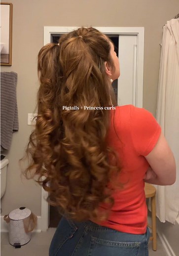 Perfect Combo: Heatless Curls with Pigtails
