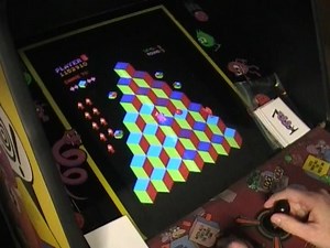 During his record-breaking visit at the Challenge Arcade for World Record Weekend, Donald Hayes jumped where no Q*bert had jumped before on the “1 Life” track for the game at Twin Galaxies. During his history-making game on Q*bert on Tournament settings, Donald also pulled off an incredible score of 1,128,265 points achieved on his first Q*bert to serve as the inaugural record on that category. #arcade #arcadefun | Twin Galaxies