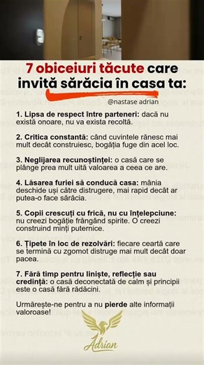 7 Obiceiuri tăcute care invită sărăcia în casa ta 👉