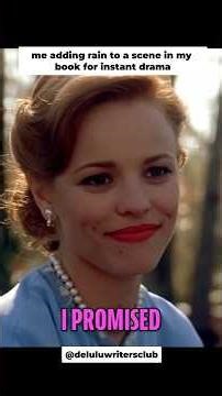 The Rain Scene in the Notebook #nicholassparks #thenotebook #rachelmcadams #ryangosling #writers