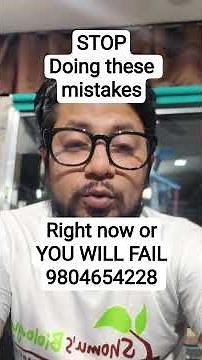 Stop doing these mistakes right now to qualify csir net life science exam | Shomu's Biology
