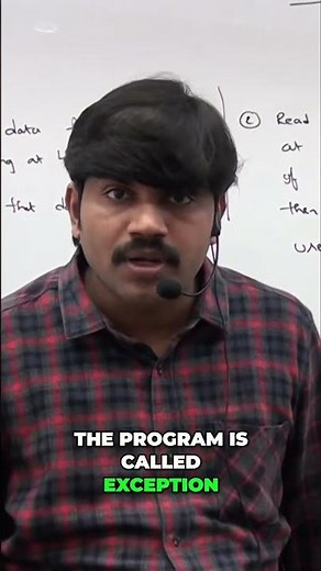 What is an Exception? Exception Handling Explained Simply! #shorts