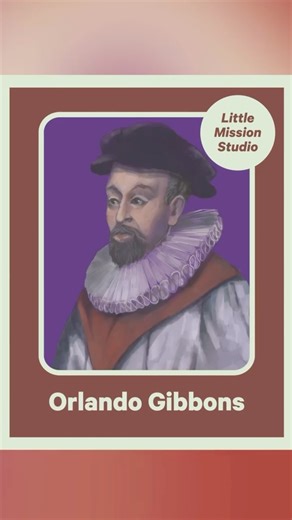 Composer of the Week: Orlando Gibbons (1583-1625) Orlando Gibbons was born in December 1583 in Oxford, England, and became one of the most important composers of the English Renaissance. He lived during a flowering of English music under Queen Elizabeth I and King James I, serving as a court musician and later as organist of Westminster Abbey. Gibbons was especially admired for his sacred music, writing anthems and services that balanced expressive emotion with clear, beautifully controlled coun