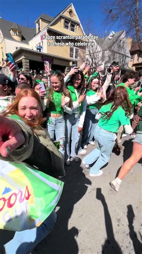 the best st pattys celly #gingerrun #scranton #paradeday | scranton parade day