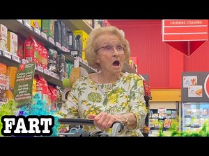 Fart Prank | DINO CROP DUSTS GRANNY
