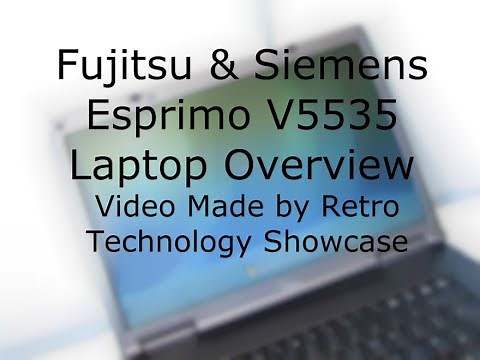 Fujitsu & Siemens Esprimo V5535 Laptop Overview.