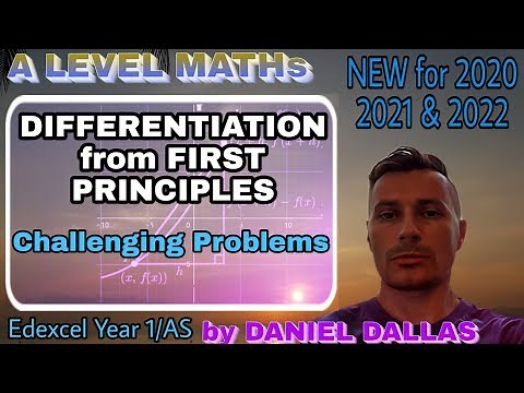 A level Challenging MATHs Differentiation from first principles questions and problems Edexcel HARD