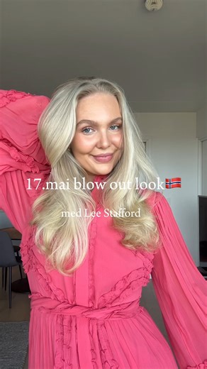 17. mai blowout frisyre med Lee Stafford 🇳🇴💜 99,- for alt fra merket hos VITA! | VITA