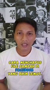 Cara menghapus sampah tersembunyi di facebook. #Tutorial #Facebook | Khoirul Umam