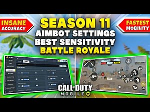 AIMBOT SETTINGS For Season 11 Battle Royale | COD Mobile | Best SENSITIVITY And HUD Layout For BR