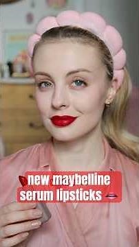 all 8 of the new maybelline serum lipsticks (matte)