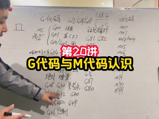 CNC操机G代码与M代码认识
