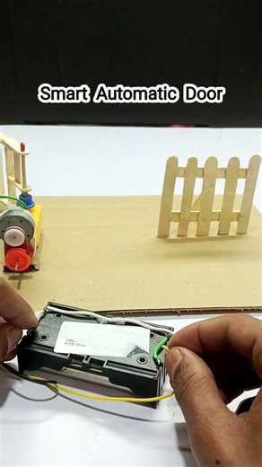 Automatic Door Mechanism With Gear Motor | Smart DIY Project