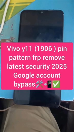 Vivo y11 (1906 ) pin pattern frp remove latest security 2025 Google account bypass🛠️📲✅ | Ravi Pratap Singh