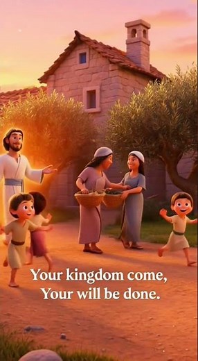 How to Pray Today | A Child’s Guide to the Lord’s Prayer 🙏 | 3D Animated Bible Story #shorts