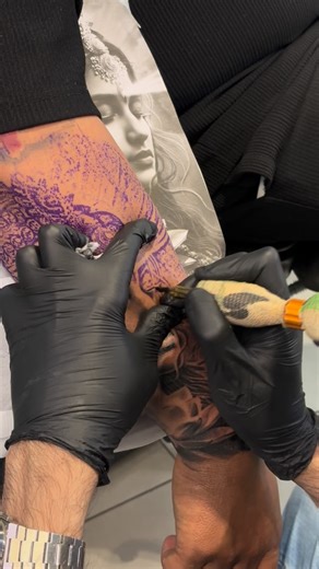 Sunny Bhanushali on Instagram: "Goddess Shakti in progress at @alienstattooindia"