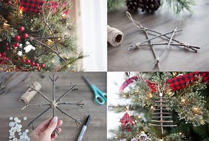 Bring a touch of nature indoors this year as you decorate your tree – learn how to make these rustic twig Christmas ornaments! They’re easy, inexpensive and look beautiful! Get the full tutorial here –> http://simpleasthatblog.com/2016/12/how-to-make-rustic-twig-christmas-ornaments.html | Simple As That