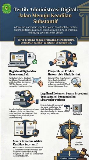 Tertib Administrasi Digital adalah "Jalan Menuju Keadilan Substantif"
