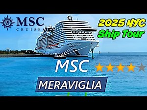 MSC Meraviglia Cruise Ship Tour Review 2025 (NYC ➡️ Bahamas 2025)