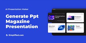 Free magazine powerpoint templates | AI Presentation Maker | Simplified