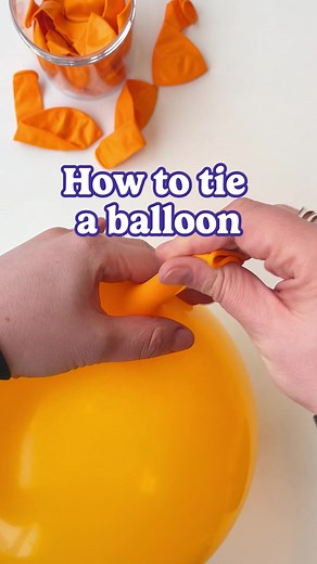 Easy Method to Tie a Balloon Tutorial
