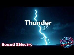 Thunder High Quality sound effect | Copyright free sound effect #thunderstorm #soundeffect