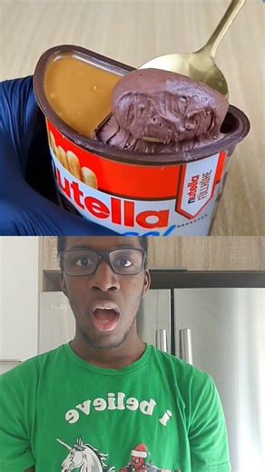 #stitch when you eat Nutella with peanut butter Golden Spoon