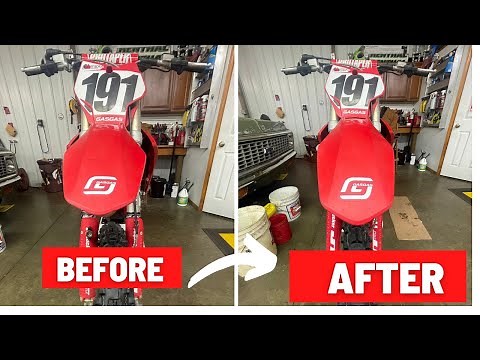 How to align front end on dirtbike after a crash!
