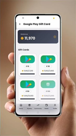 Free Redeem Code | Google Play Store Redeem Code | How to Get Free Redeem Codes #shorts #redeemcode​