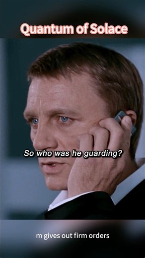 Bond Clashes With M After Killing A Special Branch Agent | Quantum of Solace Intense Spy Phone Call