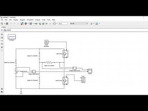 Single Phase Half Bridge Inverter Circuit | Matlab Simulation