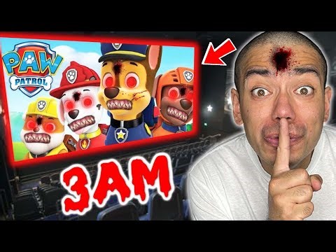 DO NOT WATCH THE PAW PATROL MOVIE AT 3AM!! (SCARY)