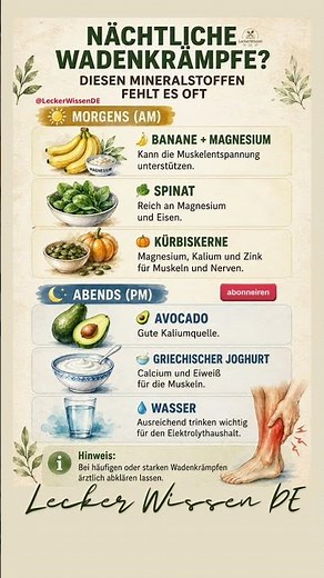 Nocturnal calf cramps? These minerals can help 🌙🦵