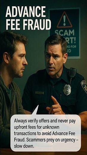 Scam Alert: Advance Fee Fraud #Shorts