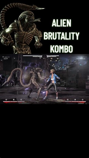 👽 Alien Brutality Kombo #mortalkombat #mortalkombatx #mkx