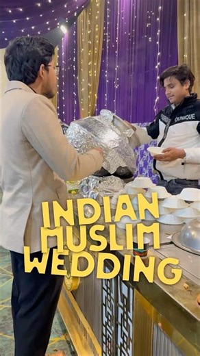 Indian Muslim Wedding Food 😳🔥#shorts #muslimwedding #foodie