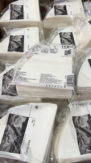 V60 filter paper instock 🔻V01 - 100pcs 🔻V02 - 100pcs #1999coffee #v60_coffee #handdrip #pourovercoffee #filterpaper