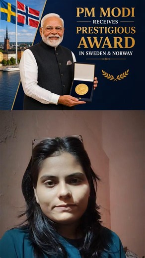 PM Modi Receives New Award in Sweden & Norway 🇮🇳🏆#pmmodi @SteadyxLearning