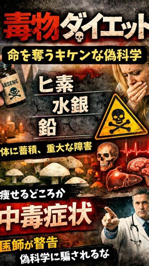 毒物ダイエット──その一口が命を奪う。